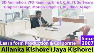 Best Animation VFX Gaming UI UX IT Faculty at Visakhapatnam India | Best training in Vizag India