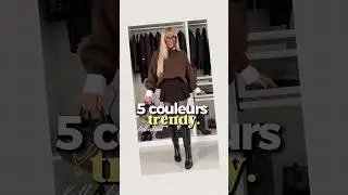 les couleurs &agrave; porter cet automne 🍂 🤍✨ #haul #tendance #automne2025 #fashion #mode #ootd #glowup