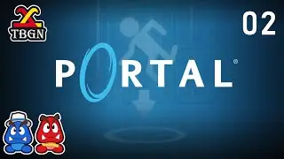 Portal Let's Play Part 02 | TBGN | The Dual Portal Device