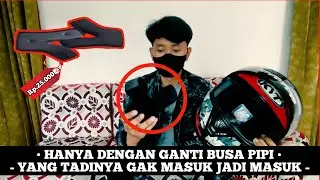 Ganti Busa Pipi Helm KYT L ke XL || Husni Modifikasi