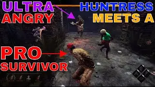 ULTRA ANGRY HUNTRESS MEETS A PRO SURVIVOR - COMPETITIVE ESPORTS PLAYER - Dead By Daylight [PS4]