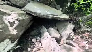 Hiking a Trail in Indian Head Wilderness NY (2) 2Jun2025