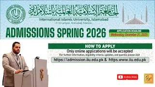 International Islamic University Islamabad (IIUI) Admissions Spring 2026