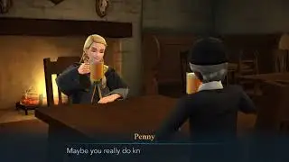 Hogwarts Mystery: Drink Butterbeer inside The Three Broomsticks