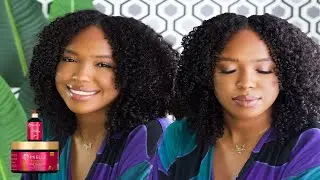 WASH & GO USING MIELLE POMEGRANATE & HONEY LINE