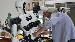InMoov Abdomen 3D printed Open Source Robot