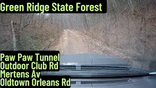 Driving Through Green Ridge State Forest and Walk to Paw Paw Tunnel