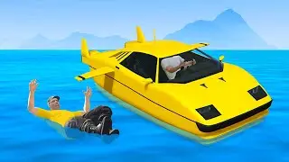 I Kicked Him Out My Submarine Car Deep In The Ocean! (GTA RP)