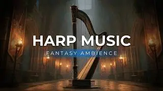 Magical Medieval Harp | Soft Fantasy Ambience for Relaxing & Reading (1 hour)