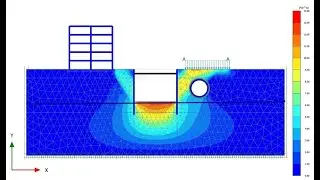Lecture 29-5: Modelling tunnel by TBM method, interfaces, excavation struts, and mesh generation.