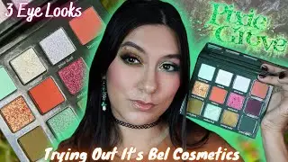 IT&rsquo;S BEL COSMETICS PIXIE GROVE PALETTE REVIEW + SWATCHES | 3 EYE LOOKS 🧚