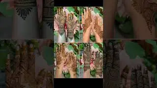 Beautiful simple Mehndi design 💕 artist Ayat Fatima 🥀 #short #artist #mehndi #viralvideo