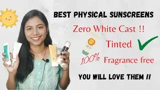 Best Physical Sunscreens in Inida | Zero White Cast | VLCC , Qurez , Z Block  Sunscreen & More !!