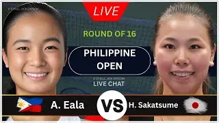 ALEXANDRA EALA 🇵🇭 VS HIMENO SAKATSUME 🇯🇵 | PHILIPPINE WOMEN’S OPEN 2026 | LIVE SCORE & UPDATES 2 🎾