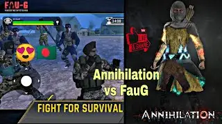 Annihilation vs Faug ||  Official  trailer || Noobai Gaming.
