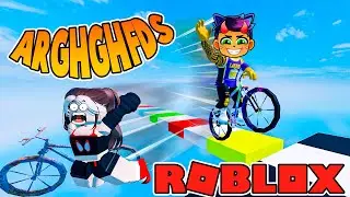 🚲ROBLOX OBBY pero VOY en BICICLETA