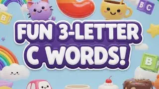 Three letter words  with Letter C #style #youtube #trending #viral #teaching #learning