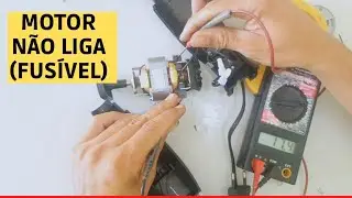 Teste simples Motor de Mixer - Fus&iacute;vel T&eacute;rmico Queimado