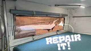 Ремонт виниловых окон Pop Up Camper