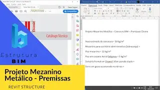 Projeto de Estrutura Metálica - Mezanino - Premissas - Pt.02