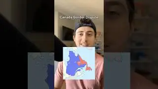 Canada border dispute? #geography