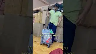 Lowest Price Trolley bags #shopping #wholesale #sowcarpet #chennaishopping #cod #travel #shorts