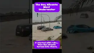 Alicante Floods: Red Weather Warning as City Goes Underwater