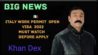 Italy immigration, work permit visa open 2022