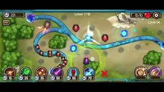Level 4 of Tower Defense Galaxy Legend Game | Kidilaska Gaming Video | #Kidilaska