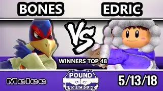 Pound Underground - Edric (Ice Climbers) Vs. Bones (Falco) Smash Melee Winners Top 48