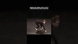 How to : The Animal exercise - A SQUIRREL- Method acting -observe and apply to character- technique