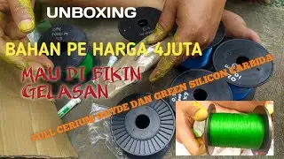 UNBOXING BENANG PE HARGA 4 JUTA GAIS CUMA 6000 METER, DI BIKIN GELASAN BISA GAK YA