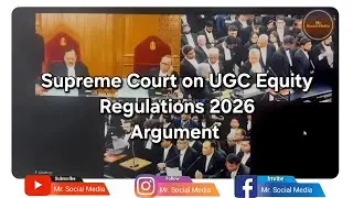  Supreme Court on UGC Equity Regulations 2026. Supreme Court Aargument. #mrsocialmedia  #ugc 