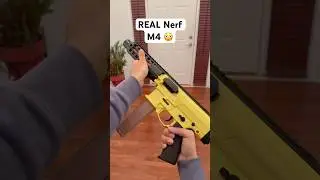 REAL Nerf M4 😳 #shorts