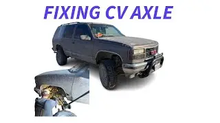 Changing cv axle on my 1997 gmc Yukon