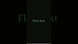 Create Floating Text Animation Using HTML & CSS | Simple CSS Animation Tutorial.
