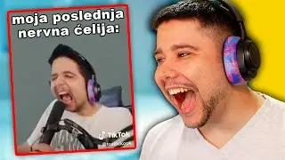 REAKCIJA NA SMESNE TIKTOKOVE O MENI 😂