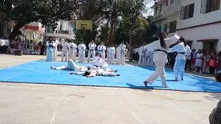 JD womens college , karate act #explore #jdwomens #sports #sportsday #patna #patnanews
