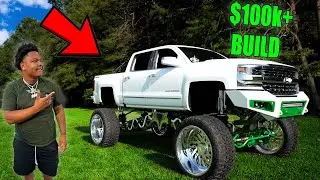 $100k Bagged Silverado 1500 on MASSIVE Lift Kit | 30x16&rsquo;s Custom Wheels