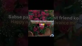 Happy new year in advance... for my best friend 🥳#treanding #bestfriend #shots #video