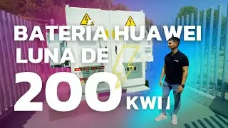 Batería Solar Industrial Huawei LUNA 2000 de 200kWh: Instalación Real
