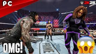 💥Roman & Rhea vs Seth & Nia💥Mixed Tag Match #wwe2k25 #GamingAJ