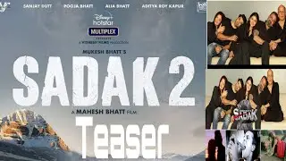SADAK 2 TEASER|SADAK 2 POSTER|ALIA BHATT POOJA BHATT SANJAY DUTT ADITYA ROY KAPOOR MAHESH BHATT