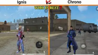 IGNIS VS CHRONO CHARACTER FULL ABILITY TEST FREE FIRE // NEW UPDATE CHARACTER FF