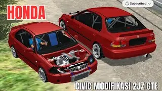 Mod BUSSID - Honda Civic Modifikasi 2JZ GTE