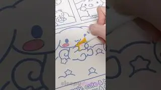 cinnamoroll colouring book printing book #sanrio #coloring #coloringbook