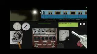 Столкновения поездов в игре симулятор московского метро 2D на калининской линии 🟨
