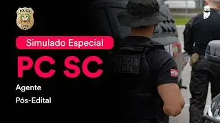 Simulado Especial PC SC &ndash; Agente - P&oacute;s-Edital - Corre&ccedil;&atilde;o