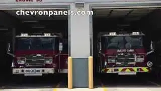 Reflective Chevron Panels for Fire Trucks NFPA 1901