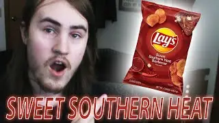 TRYING LAY'S SWEET SOUTHERN HEAT BARBECUE FLAVORED CHIPS FOR THE FIRST TIME
